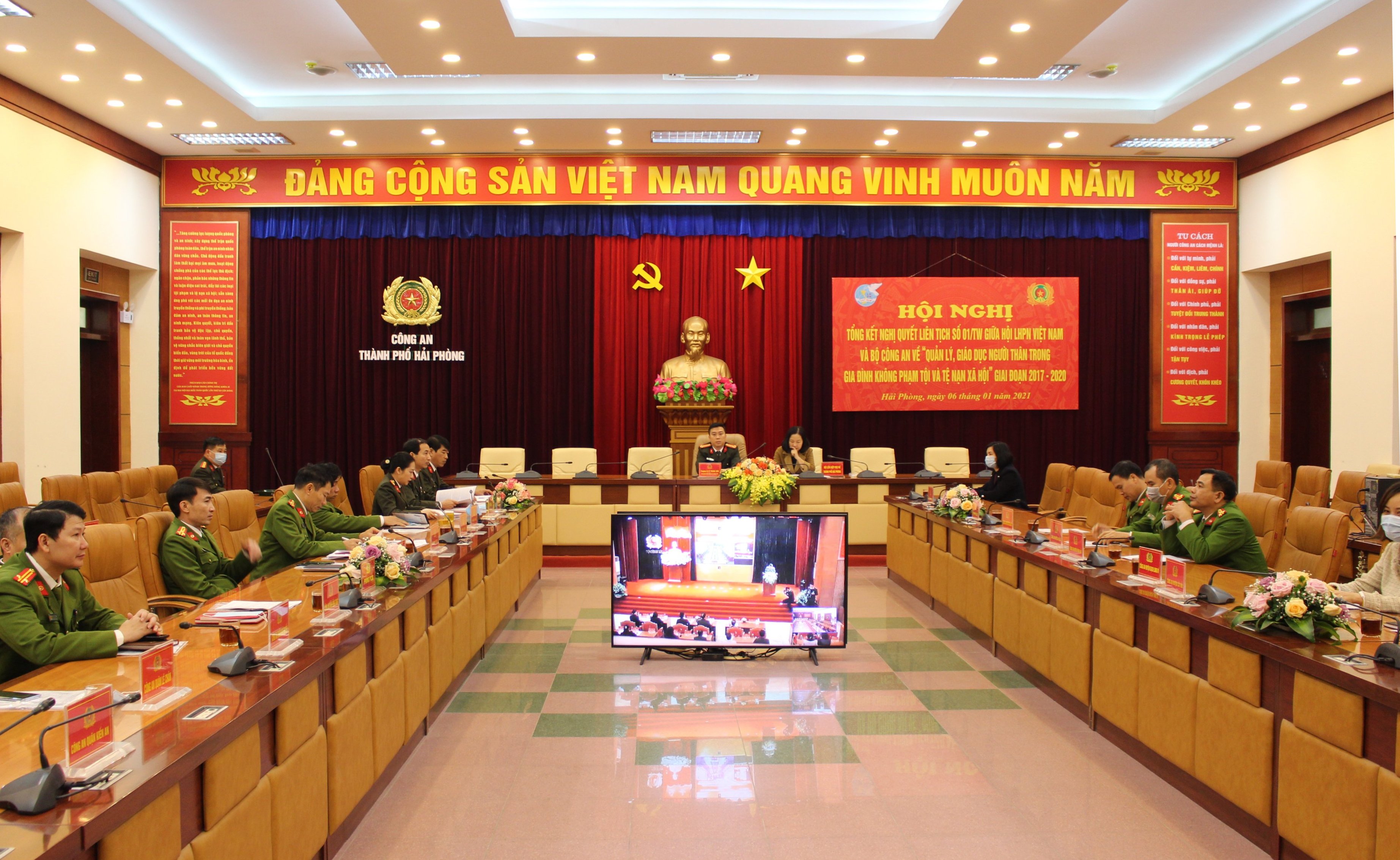 Bộ Công an - Hội Liên hiệp Phụ nữ Việt Nam: Tổng kết Nghị quyết liên tịch số 01/TW giai đoạn 2017 - 2020